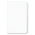 Avery Dennison Index Side Tab #1-25, White, Pk25 01430